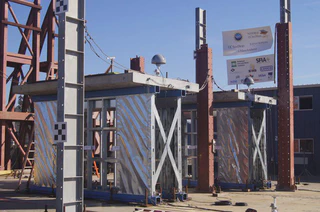 Cold-formed steel wall-line assemblies installed on LHPOST.